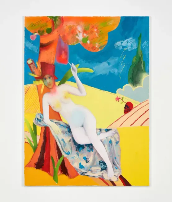 Lindovina by Alessandro Pessoli contemporary artwork Painting