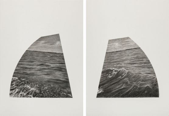 Boat Ride by Muhanned Cader contemporary artwork Works on Paper