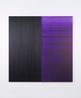 Untitled Lamp Black  Deep Purple Dioxazine by Callum Innes contemporary artwork Painting