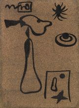 Signes et figurations by Joan Miro contemporary artwork mixed media painting