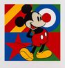 Red Nose Day Mickey Mouse by Peter Blake contemporary artwork Print