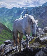 Small steps move mountains by Abdul Abdullah contemporary artwork painting