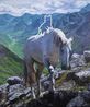 Small steps move mountains by Abdul Abdullah contemporary artwork Painting