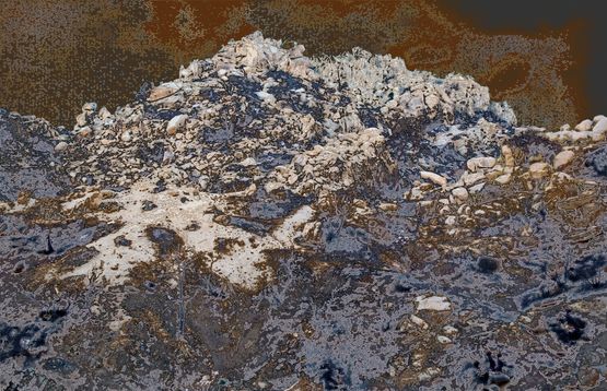 SCENAPSE 5 BURNT MOUNTAIN by Aziz  Cucher contemporary artwork Photography