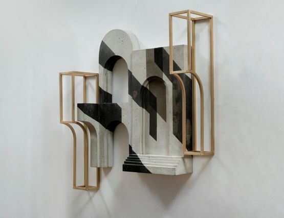 Arbitrary Spaces 8 by Rathin Barman contemporary artwork Drawing