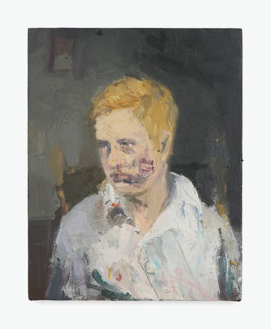 Portrait After a Fight by Seth Becker contemporary artwork Painting