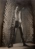 Man with palm made fan by Lionel Wendt contemporary artwork Print