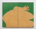 Map Chrome green 3 by Seung Ah Paik contemporary artwork Works on Paper