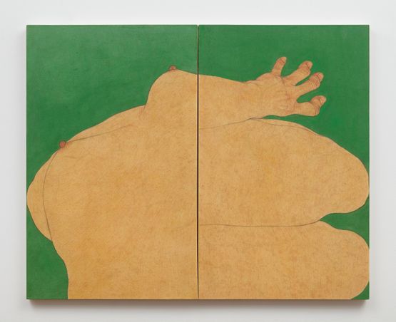 Map Chrome green 3 by Seung Ah Paik contemporary artwork Works on Paper