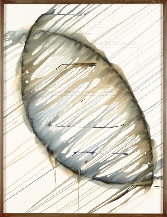 federal crime by Jenny Holzer contemporary artwork Works on Paper
