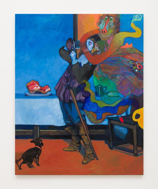 Red Meat by Joshua Petker contemporary artwork Painting