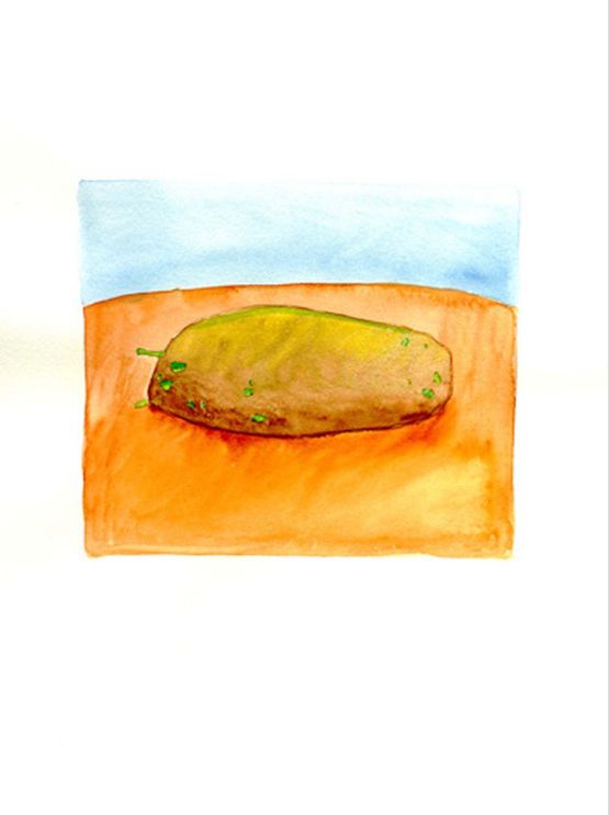 Ayers Rock by Klega contemporary artwork Painting