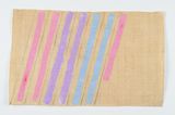 Obliquo by Giorgio Griffa contemporary artwork drawing painting