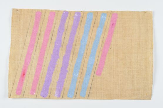 Obliquo by Giorgio Griffa contemporary artwork Painting