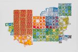 Pray All Night P by El Anatsui contemporary artwork print