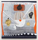 Traveler in the Cosmos 3 by Ouattara Watts contemporary artwork painting photography print sculpture works on paper