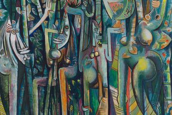 Contemporary art exhibition Wifredo Lam When I Dont Sleep I Dream at Museum of Modern Art New York United States