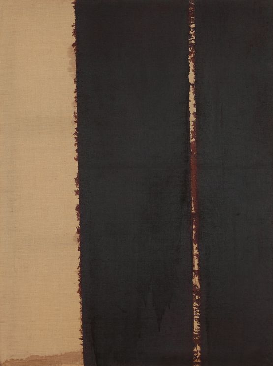 Burnt Umber  Ultramarine by Yun Hyong-Keun contemporary artwork Painting