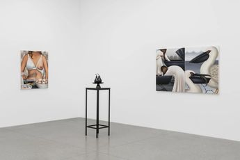Contemporary art exhibition Julie Curtiss Maid in Feathers at White Cube Seoul South Korea