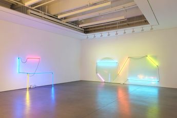 Contemporary art exhibition Keith Sonnier Inside Light 19681970 at David Kordansky Gallery New York United States
