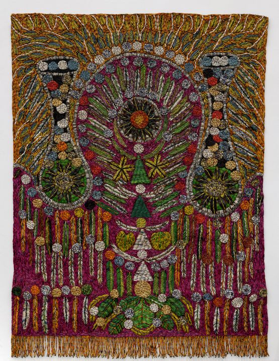 Ancestral Nourishment by Sanaa Gateja contemporary artwork Textile