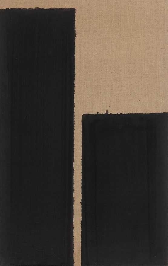 Burnt Umber  Ultramarine by Yun Hyong-Keun contemporary artwork Painting