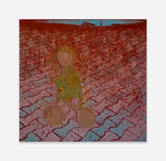 Laufrad by Kai Wildemann contemporary artwork Painting