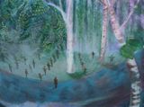 The Poplars by Anna Ngan Leong Cheung contemporary artwork painting
