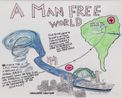 A Man Free World by Chris Burden contemporary artwork Print