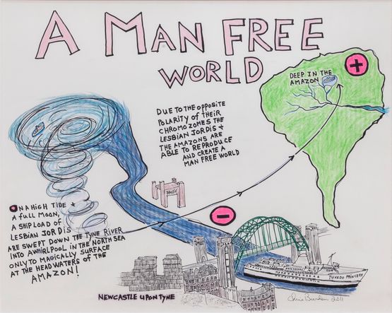A Man Free World by Chris Burden contemporary artwork Print