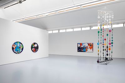Rachel Eulena Williams Cascading Canvas Assemblages