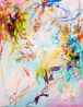 Picnic in the park with cloud-flowers No.2 by Xiyao Wang contemporary artwork Painting
