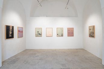 Contemporary art exhibition Luca Pancrazzi Cabin Fever at TOTAH Scauri Pantelleria Italy