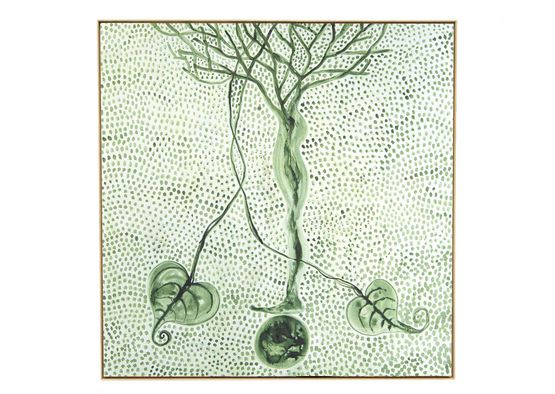 Balancing Nature by Barthelemy Toguo contemporary artwork Painting