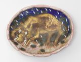 Slaughter Bowl with Wild Boar and Sausages by Karin Gulbran contemporary artwork sculpture