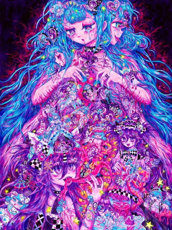 My Body Is Filled with You by Skirua contemporary artwork Painting