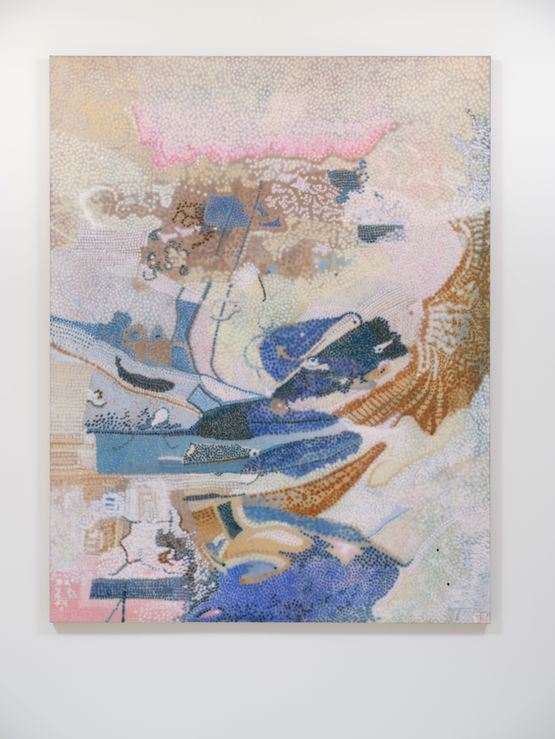 Pearl Diver by Simone Griffin contemporary artwork Painting