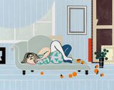Sleeping Acrobat by Farah Atassi contemporary artwork painting