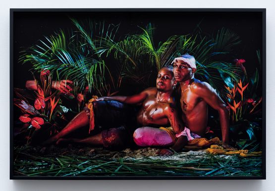 Blue Mountains and the Stain of William Thomas Beckford by Christopher Udemezue contemporary artwork Print