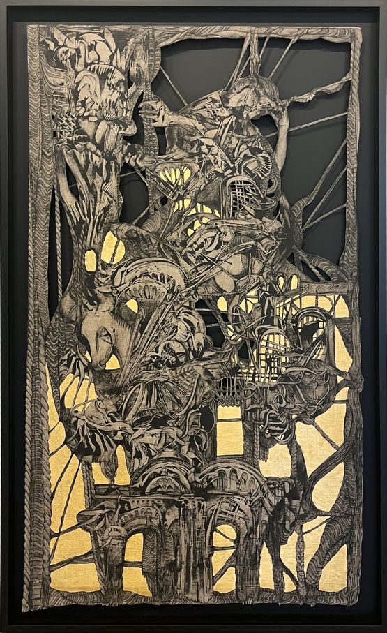 Simeon Stylites II by Kevork Mourad contemporary artwork Painting