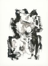 The Spell of the Sensuous Gong Shi I by Chiang Yomei contemporary artwork drawing works on paper