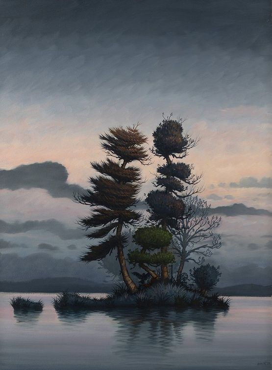 Another Part of the World No. 2 by Alexander McKenzie contemporary artwork Painting