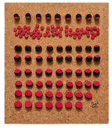 Red and Black by The Estate Of Anwar Jalal Shemza contemporary artwork painting