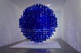 Sphere Bleue by Julio Le Parc contemporary artwork installation