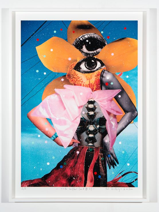 inside another land 37 by Del Kathryn Barton contemporary artwork Mixed Media