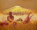Kilimanjaro and Safari by Jung Kangja contemporary artwork Painting