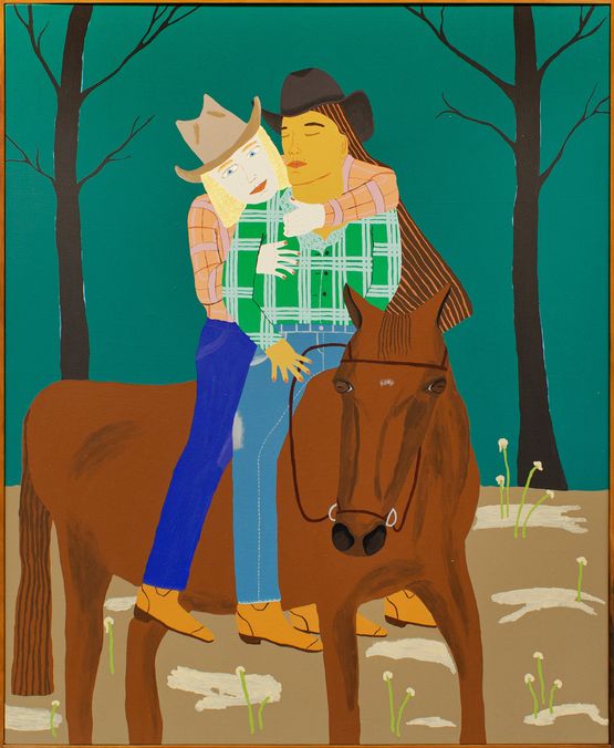 Brokeback Mountain by Claudia Kogachi contemporary artwork Painting