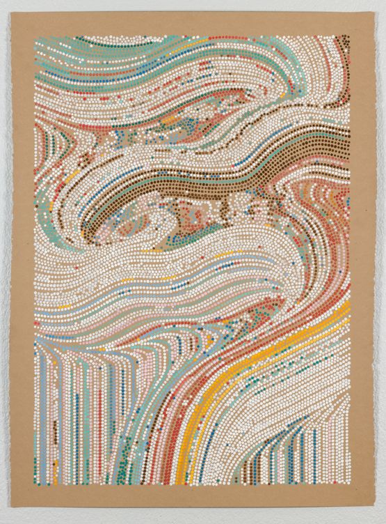 Aligned Movement by Tyler Hobbs contemporary artwork Painting