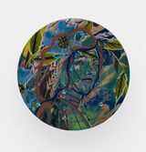 Small Portrait at the Arrival of Spring No. 1 by Tammy Nguyen contemporary artwork mixed media painting