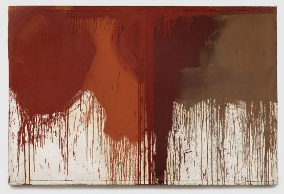 Schuttbild by Hermann Nitsch contemporary artwork Painting